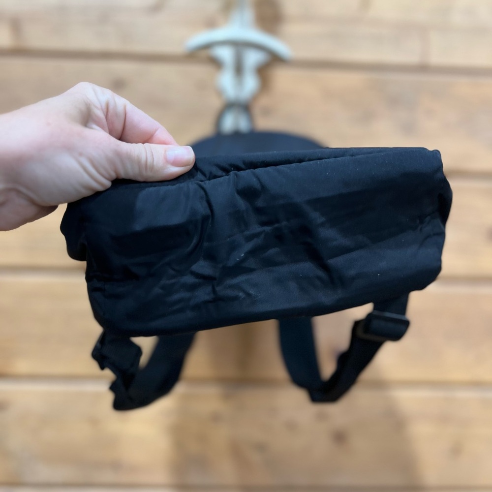 Adidas Quilted Mini Backpack – Black with Brushed Brass Zippers | Everyday Use - Picture 4 of 8